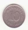 Malayesia 10 sen 1981, Asia, Cupru-Nichel