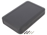 Carcasă universală ABS gri &icirc;nchis 96x145x27mm