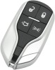 Carcasa Cheie Auto Techstar tip Smart Key, cu 4 butoane, Compatibila Maserati Ghibli, Quattroporte &ndash; cu lama