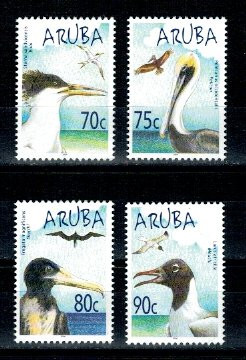 Aruba 2004 - Pasari de apa, fauna, serie neuzata foto