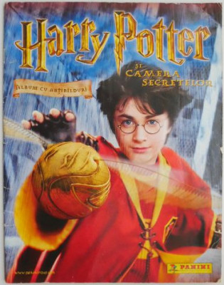 Harry Potter si Camera Secretelor. Album cu abtibilduri Panini (contine 124 din 240 de abtibilduri) foto