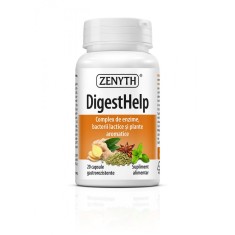 DigestHelp, 20 capsule, complex de enzime, probiotice si plante, digestie maxima, ZENYTH