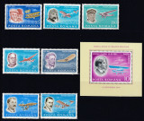 ROMANIA 1978 LP 972 LP 973 PIONIERI AI AVIATIEI SERIE+COLITA MNH