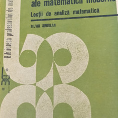 PRINCIPIILE FUNDAMENTALE ALE MATEMATICII MODERNE SILVIU SBURLAN