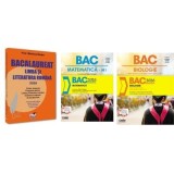Pachet Bacalaureat 2026. Limba si literatura romana, Matematica si Biologie. Notiuni teoretice si teste pentru clasele 11-12 - Mariana Badea, Radu Gol