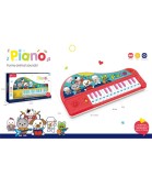 Pian de Jucarie cu Orchestra de Animale, 14 taste, functie muzicala si sunete, plastic non-toxic, pentru copii peste 3 ani