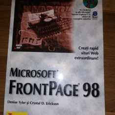 Microsoft Frontpage 98 cu CD - Denise Tyler, Crystal D Erickson