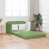 Canapea extensibila vidaXL, 122x70x60cm, catifea verde, perna inclusa, 2 locuri, design modern, usor de asamblat