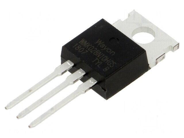 Tranzistor N-MOSFET unipolar TO220-3 - 100V 30A