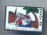 AX 531 INSIGNA AUTOMOBILISTICA -MAROC &#039;92 -AS. RAID E.N.P. S&#039;MALO