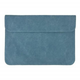 Husa Spacer pentru notebook slim de max 15.6&Prime;, 1 compartiment, piele sintetica, albastru, &bdquo;SPLS-COVER15-BL&rdquo;