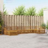 vidaXL Seturi de canapele 7 pcs natural Lemn Solid de Acacia 3373819