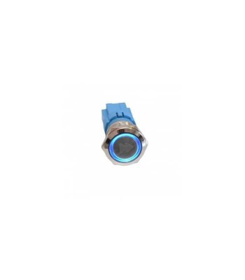 Intrerupator metalic LED 12V OFF-(ON) fara retinere ermetic IP67 foto