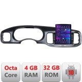 Navigatie Dodge Charger 2011-2014 dedicata Ouad core 4+32 ecran vertical 9.7" DSP 360 FHD AHD Android radio gps internet kit-charger+EDT-E709