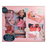 Papusa Medic cu Trusa Medicala si Accesorii, 33 cm, Roz, CMCLASS