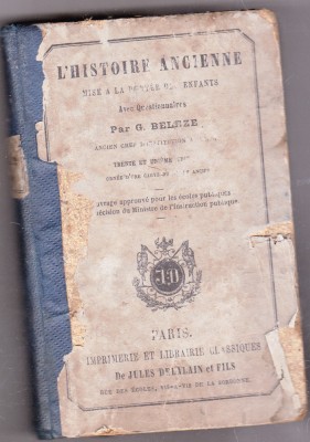 bnk ant G beleze - L`Histoire Ancienne foto