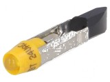 Lampă LED galbenă T5,5 24V 24VAC