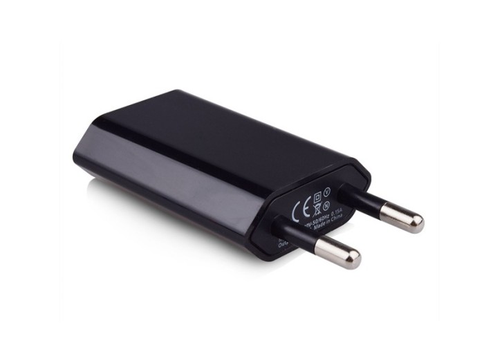 Alim USB A x1 retea 1A negru