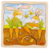 Puzzle stratificat Gradina iepurasilor, Goki