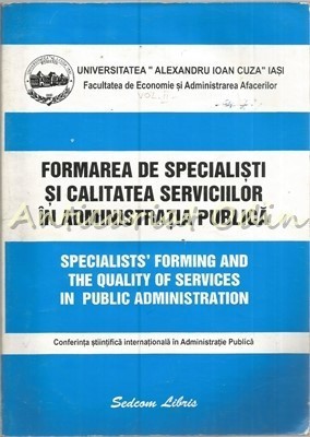 Formarea De Specialisti Si Calitatea Serviciilor In Administratia Publica II foto