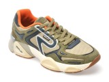 Pantofi sport REPLAY kaki, MS9M07T, din material textil