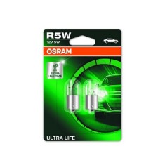 Set 2 Becuri Auto Osram R5W Ultra Life
