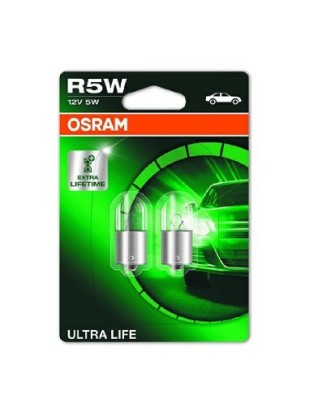 Set 2 Becuri Auto Osram R5W Ultra Life foto