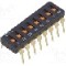 Intrerupator DIP, 2 pozitii, montare THT, 8 sectiuni, OMRON OCB - A6T8102