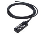 Cutie de conexiuni M8 PIN: 3 3m soclu 6A -20&divide;80&deg;C IP67 IN: 4