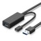 Cablu prelungitor activ Ugreen USB 3.2, 10m, negru