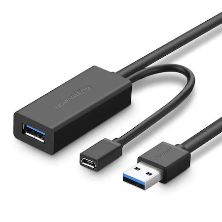 Cablu prelungitor activ Ugreen USB 3.2, 10m, negru