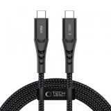 Cablu Date si Incarcare USB-C - USB-C Tech-Protect UB11T Ultraboost, 100W, 2m, Negru