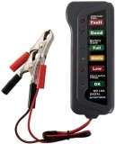 Tester baterie auto 12 V pentru verificare alternator si stare baterie