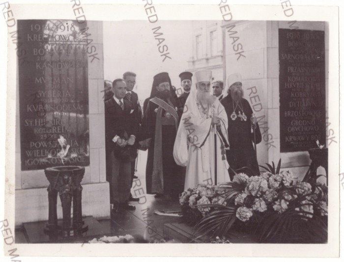 3604 - MIRON CRISTEA Prim-Ministru, la Varsovia (22/17 cm) old Press photo 1938