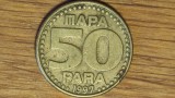 Iugoslavia perioada Novi Dinar -moneda de colectie- 50 para 1997 - serie raruta!, Europa