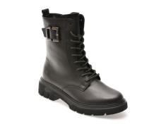 Bocanci REMONTE negri, D1W82, din piele naturala