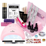 Kit PolyGel Happy Nails cu Lampa #07 + Cutie compartimentata CADOU