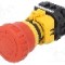 Intrerupator de siguran&amp;#355;a, 22mm, seria XW, IP65, IDEC - XW1E-BV401MFR
