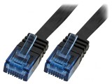 Patch Cord UTP Cat6 PVC Negru 0.5m, Logilink