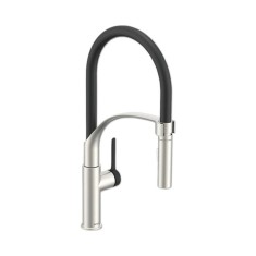 Baterie Bucătărie Negru Avital Trent &ndash; Cu Duș Extractibil