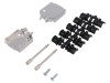 Carcasa Conector Metalica Dreapta HARTING D-Sub 9pin HD 15pin Ecranat Cablu 4-10.2mm