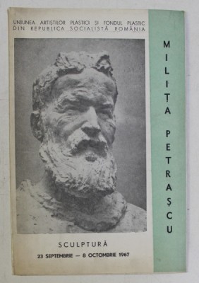 EXPOZITIA DE SCULPTURA MILITA PETRASCU , 1967 foto