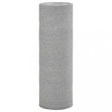 Plasă protecție intimitate gri deschis 1,5x10 m HDPE 75 g/m&sup2;