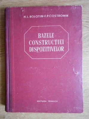 H. L. Bolotin - Bazele constructiei dispozitivelor foto