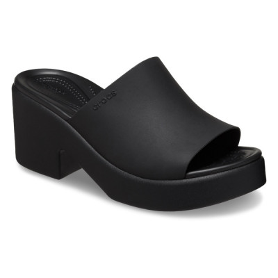 Sandale Crocs Brooklyn Slide Heel Negru - Black/Black foto