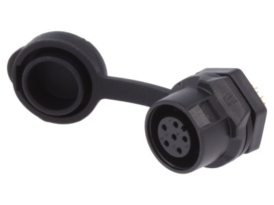 Conector Circular Mamă 6 PIN Aurit 5A foto