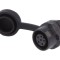 Conector circular mamă 6 pini aurit