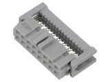 Conector IDC mufă mamă 16 PIN 1,27mm 2,5A pentru cablu-bandă