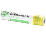 Pungi biodegradabile cf standard EN13432, 40x30 cm, 200 buc. rola, 5L, OTI