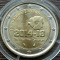(M1863) MONEDA BELGIA - 2 EURO 2014, 100 ANI DE LA INCEPEREA WW1, UNC